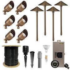 Landscape Lighting Kits Complete Led Outdoor Lighting Sets Volt Lighting Landscape Lighting Kits Landscape Lighting Led Outdoor Lighting