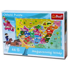 Nem tudod, hogy melyik mit jelent? Magyarorszag Terkep Puzzle Magyarorszag Puzzle 44 Db Os Okt
