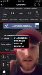 Fairleigh Dickinson Upsets Purdue in March Madness Upset