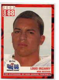 Get the latest news, stats, videos, highlights and more about tight end louis irizarry on espn. Louis Irizarry 2003 Big 33 Ohio Oh High School Card Ohio State Buckeyes