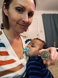 Oliver helped mommy pick up her 3 year chip tonight. It was nice getting  back in the rooms. He's exhausted now though haha.