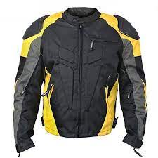 Xelement Cf 625 Mens Black Yellow Armored Race Textile Jacket Leatherup Com Leather Jacket Men Motorcycle Jacket Biker Outfit