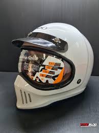 Helm yang bagus sebenarnya tidak harus mahal yang terpenting adalah enak digunakan , dan aman plus sudah standart nasional indonesia (sni). Ink Trooper Helm Retro Full Face Ber Visor Yang Super Keren Tmcblog Com