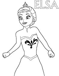Select from 36976 printable coloring pages of cartoons, animals, nature, bible and many more. Queen Elsa Is Surprised Coloring Pages Coloring Sky