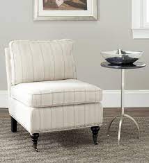 It stands on sturdy birch wood legs that are finished in. Safavieh Randy Slipper Chair Pinstripes Walmart Com Walmart Com