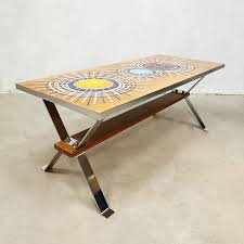 Stickley mission collection cherry tile top pair side tables. Vintage Sixties Tile Coffee Table By Belarti 1960s 168267