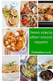 Seven Simple After School Suppers Quick Family Meals Easy Weeknight Meals Family Meals Uk