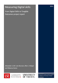 Digital skills unlocking the information society. Pdf Measuring Digital Skills From Digital Skills To Tangible Outcomes Project Report