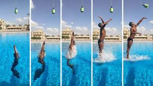 Also, he represents the dream of short high. Egyptian Swimmer Smashes Highest Jump Out Of Water Record Guinness World Records
