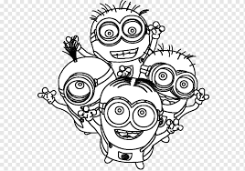 My little pony coloring pictures. Bob The Minion Stuart The Minion Kevin The Minion Coloring Book Minions Torcida Angle Face Symmetry Png Pngwing