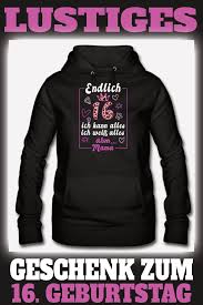 Pin Auf 16 Geburtstag 16 Jahre 16 Geschenk Geschenke