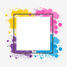Dynamic Colorful Modern Styles Splash Frame And Border Background Modern Neon Png And Vector With Transparent Background For Free Download In 2020 Artsy Background Paint Splash Background Frame Border Design