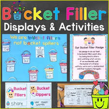 Bucket Filler Activities Bulletin Board Class Pledge Anchor Chart