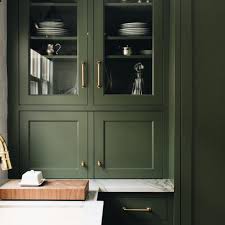 Kitchen Cabinet Design Ideas For Your Forever Home Stylish Classy Green Kitchen Cabinets Classic Kitchen Cabinets Glass Front Cabinets