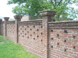 Brick Wall Post Google Search Brick Fence Brick Garden Iron Garden Gates