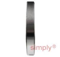 Major Brand 619132RZ Thin Section Deep Groove Ball Bearing with Two Low Friction Rubber Seals 65x90x13mm