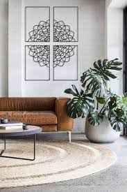Mandala Xl Wall Decor Metal Wall Art Set Geometric Decor Etsy Wall Decor Metal Art Decor Large Wall Decor
