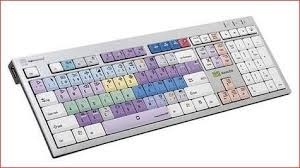 Logickeyboard Aurora Edit Pc Slim Line Keyboard Usb Interface Wired Connectivity Lkbu Aurora Ajpu Us Pc Keyboard Keyboard Avid Pro Tools