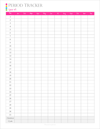 Menstrual Calendar 11 Free Samples Examples Format