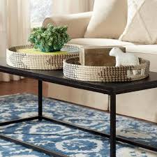 Perfect for corralling bedside essentials on the nightstand or a cluster of candles and framed photos in the den, this tray is the foundation for any tabletop ensemble. Decorative Trays Home Accents The Home Depot