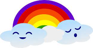 Gambar pelangi kartun lucu png. Pelangi Awan Imut Gambar Vektor Gratis Di Pixabay