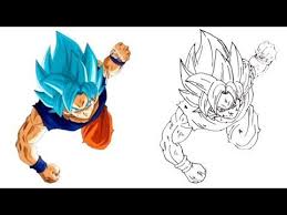 drewing goku super saiyan blue anime dragon ball رسم غوكو زعيم السايان المذهل خطوة بخطوة رسم انمي youtube in 2021 drawings a and b drawing drawing tutorial