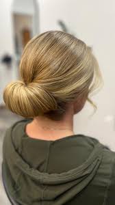 The chignon, an updo of soft, romantic elegance, is ideal for brides and  perfect for elevating your style at any extravagant event. ✨🤍🫶🏻,  ✨Katelyn wore this enchanting updo beautifully! ✨, Like ...