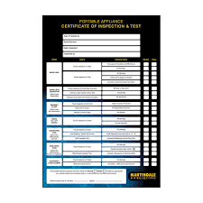 An appliance is called portable when they have a wire and can be connected with a socket. Martindale Pat Test Certificates Martindale Electric