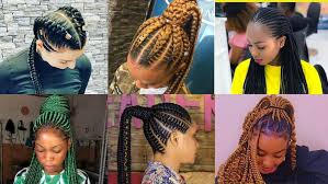 Different women with different hairstyles
