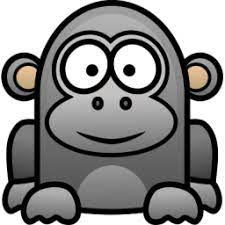 Happy Gorilla Icon Png Clipart Image Iconbug Com Baby Cartoon Baby Gorillas Animal Icon
