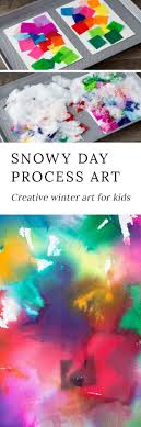 How To Make Tissue Paper Art With Snow Kids Art Projects Winter Art Projects Preschool Art