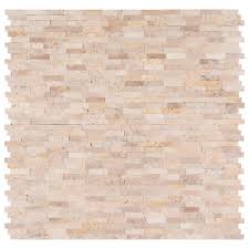 Check spelling or type a new query. 5 Vogue Peel Stick Ivory Travertine Honed And Split Face Mix Brick Pattern Mosaics For Kitchen Backsplash Wall Tile Building Supplies Tiles Ohmychalk Com