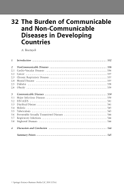 Pdf The Burden Of Communicable And Non Communicable Diseases In Developing Countries