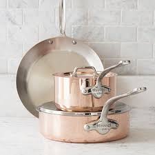 Mauviel Copper Saucepans I Love Gorgeous Kitschen Utensils Pots And Pans And All Things That Make Cooking So Much Mauviel Copper Kitchen Kitchen Inspirations