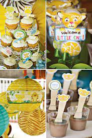 Safari Inspired Lion King Baby Shower Lion King Baby Shower Simba Baby Shower Baby Shower Candy Bar