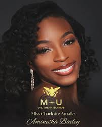Here are the 6 finalists that will be competing for the coveted title of  Miss Universe US Virgin Islands! 🇻🇮👑 Miss Crown Mountain- Britanny  Robinson @britbare Miss Strawberry Hill- Camille Paul @quiet_cam