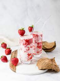 · set a fine mesh strainer over a bowl and pour the strawberry . Homemade Korean Strawberry Milk Drive Me Hungry