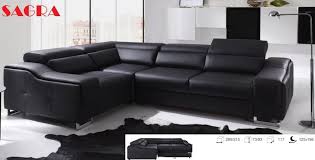 Black And White Corner Sofa Bed New Leather Corner Sofa La Coruna Black Brow White Fabric 2 3 Seater Sagra In Home Furniture Diy Furniture Sofas Armchairs Suit Muebles Sala