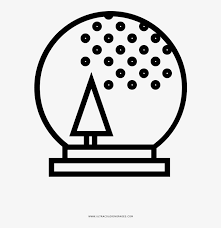 Some globe coloring may be available for free. Snow Globe Coloring Page Circle Transparent Png 1000x1000 Free Download On Nicepng
