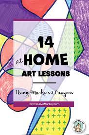 14 Home Art Lessons Distance Learning Packet Art Lessons Art Education Elementary Lessons Art Lessons Elementary