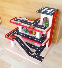 Parkhaus Aus Holz Kinder Holz Spielzeug Parkgarage Kinder