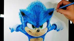 Como Dibujar A Sonic Realista How To Draw Sonic The Hedgehog Sonic Pelicula Movie Youtube Sonic, el famoso erizo azul de sega vivira su primera aventura en la pantalla grande en esta pelicula, que incluira tanto accion real como animacion c. como dibujar a sonic realista how to draw sonic the hedgehog sonic pelicula movie