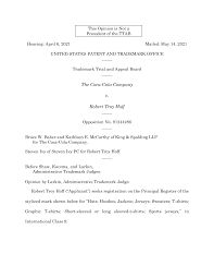 The Coca-Cola Company v. Robert Troy Hoff