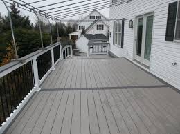 Go against the grain with capped polymer decking, made with no wood and alloy armour technology in the cap. Decks R Us Llc On Twitter Love This Combination Of Azek Slate Gray With Island Oak Border Topboard On The Railing Deckbuilder Decks Outdoorliving Https T Co P5emcmutiw