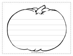 Pumpkin Writing Template Writing Template Writing Templates Writing Templates Printable Free