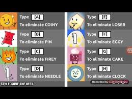 Bfb Viewer Voting Part 6 Youtube Bfb 8 but free food is safe; youtube