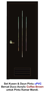 Detil kusen pintu single dan daun pintu panel. Doors Set Kusen Daun Pintu Upvc Bercat Duco Acryilic Coffee Brown Karang Pilang Oleh Pt Cerarufindo Primamandiri Arsitag