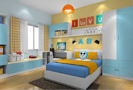 37 Joyful Kids Room Design Ideas With Blue Yellow Tones Blue Bedroom Walls Yellow Kids Bedroom Yellow Kids Rooms