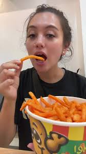 Nikki's Favorite Cheese Fries Mukbang at Potato Corner