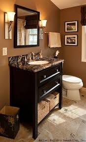 This bright and beautiful blue is the color of the sea—specifically, the kind of gorgeous water you see at a tropical beach. 10 Color Ideas Painting Tips To Make Your Small Bathroom Seem Larger Bathroom Color Schemes Traditional Bathroom Bathroom Interior Design